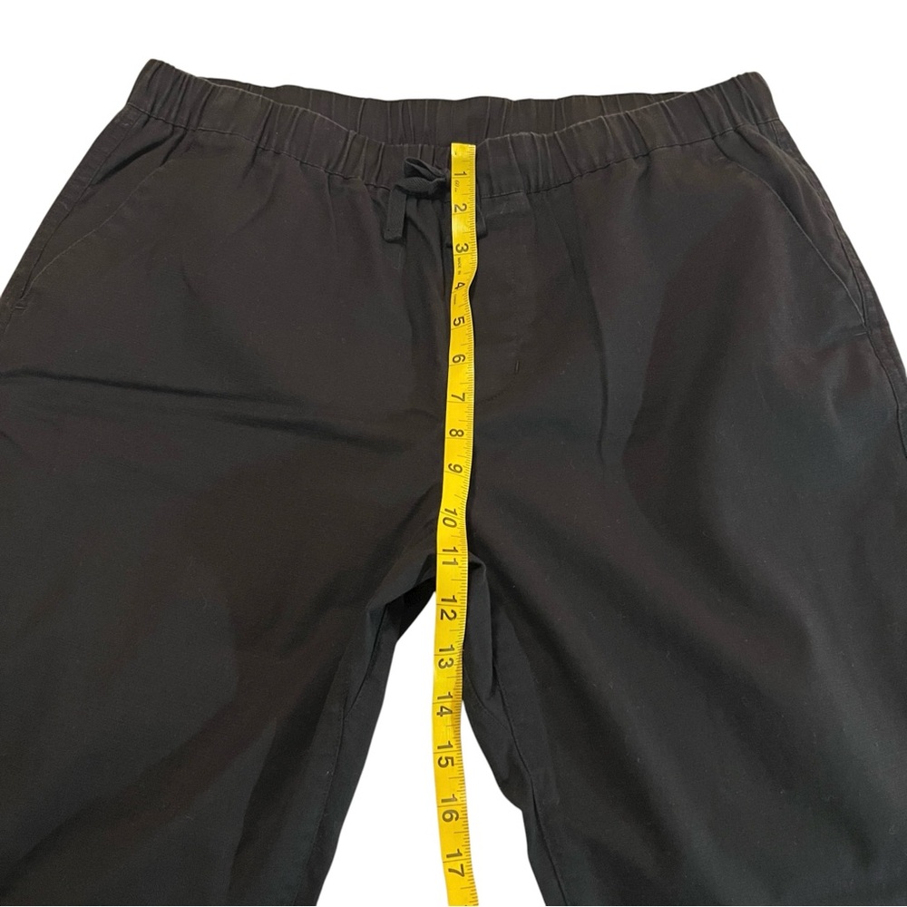 Wildfang ultimate pants in BLACK Side Pockets high rise relaxed fit straight leg - Picture 6 of 11